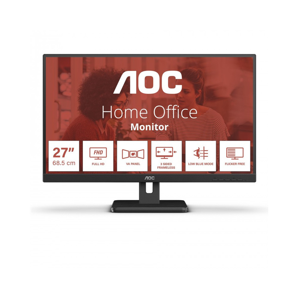 MONITOR 27 AOC FULL HD 4MS 75HZ HDMI/DISPLAYPORT