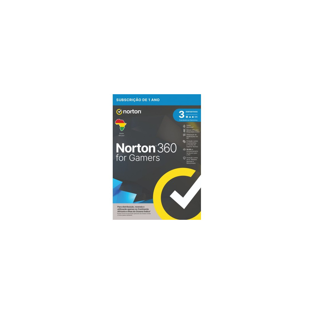 NORTON 360 FOR GAMERS 50GB AF 1 USER 3 DEVICE 12MO