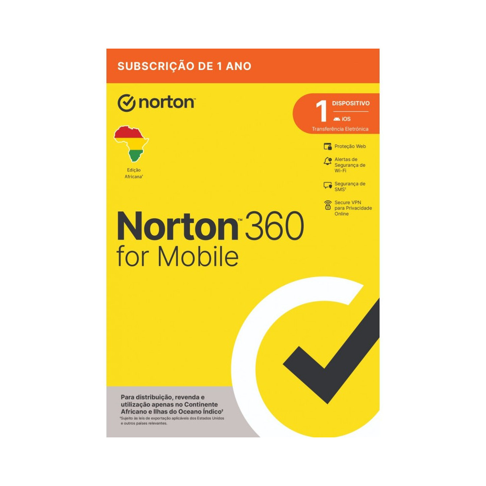 NORTON 360 MOBILE AF 1 USER 1 DEVICE 12MO