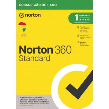NORTON 360 STANDARD 10GB AF 1 USER 1 DEVICE 12MO