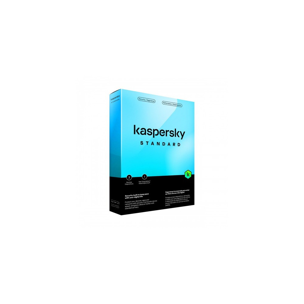 SW ANTIVIRUS KASPERSKY STANDARD 3 PCS