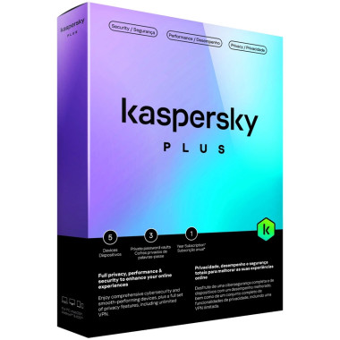 SW ANTIVIRUS KASPERSKY PLUS 3 PCS