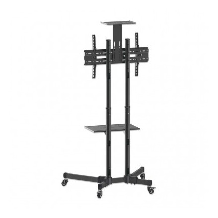 SUPORTE TV MANHATTAN 37 A 70 ATÉ 40KG C/ RODAS