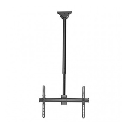 SUPORTE TV MANHT. 37 a 70 MÁX.50Kg AJUSTÁVEL, TETO, 360graus, PRETO