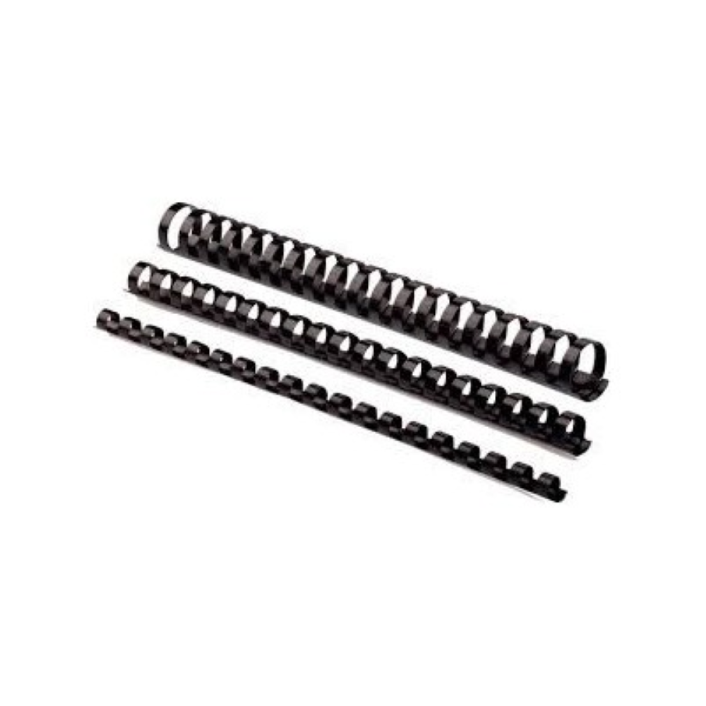 FE ARGOLAS PLASTIC A4 14MM/25 PRETA