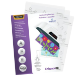 BOLSAS PLASTIFIC.FELLOWES 80MIC A4/25