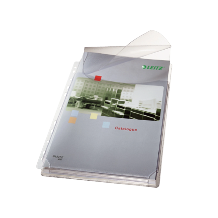 .ME BOLSA MICA C/FOLE ESSELTE 170 MIC A4 PVC PK10