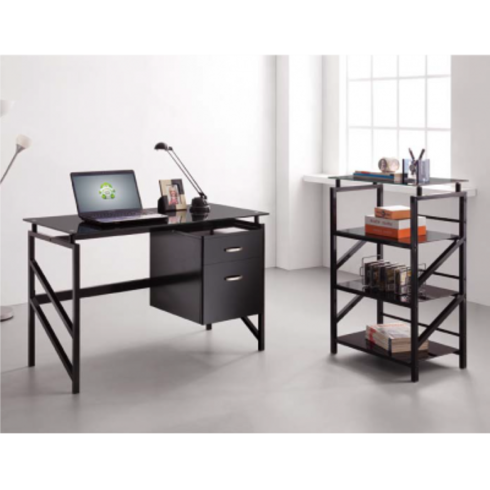 SECRETARIA PC MTAL PRETO 120X60X76