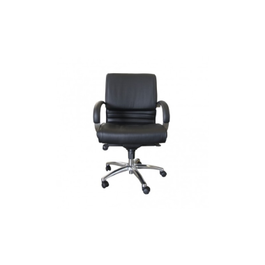 CADEIRA PU MEDIUM EXEC 2NIVEIS BIFMA BK