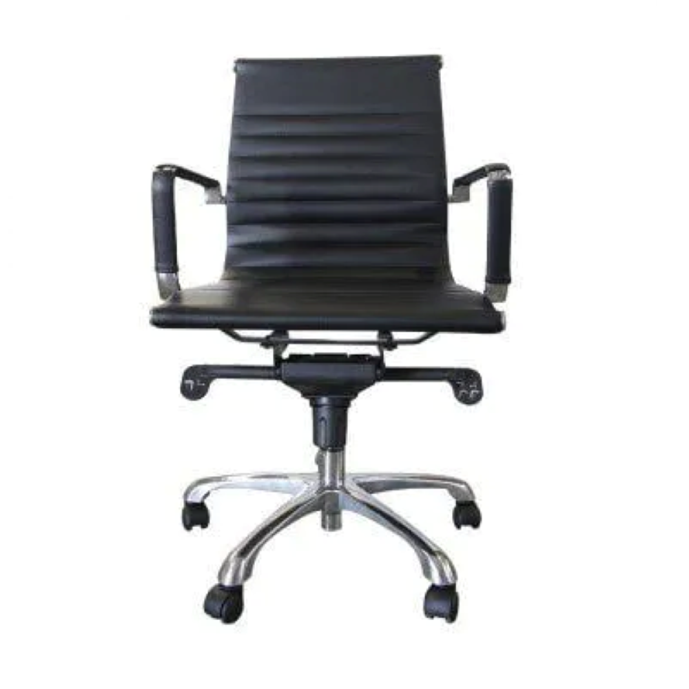 CADEIRA PU HIGH EXEC 2NIVEIS BK