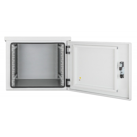 ARMARIO 12U 600MM INT C/2 VENT IP55 INDUSTRIAL CINZENTO