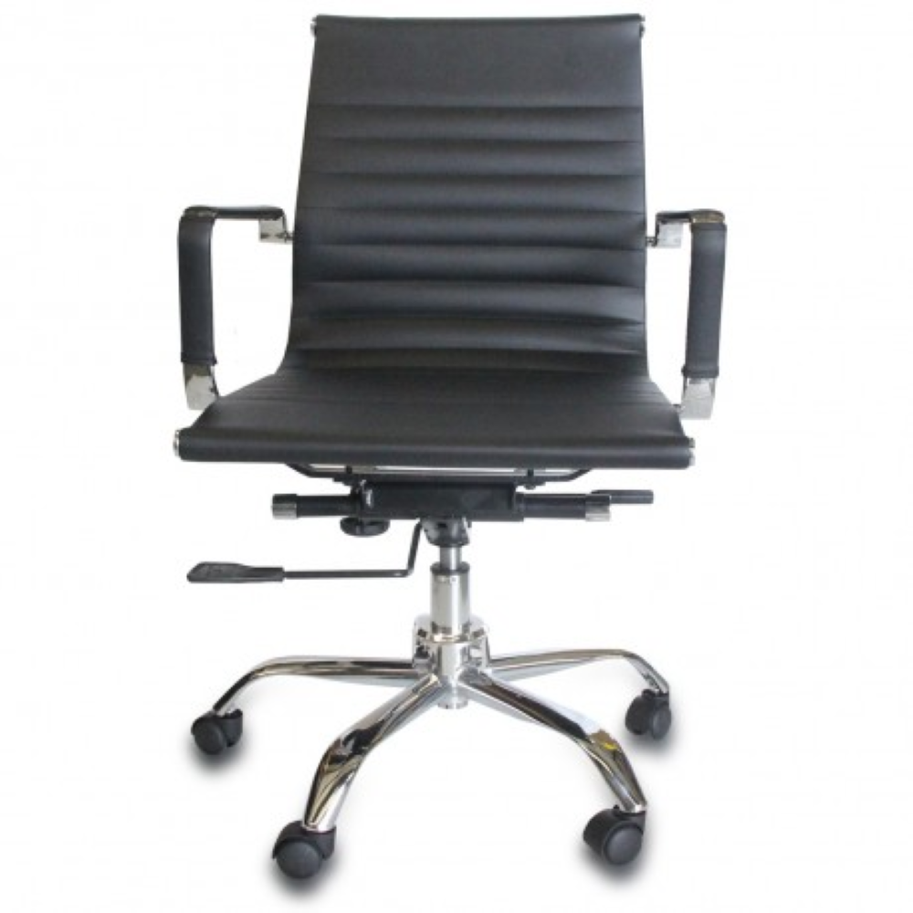 CADEIRA PU HIGH EXEC 1NIVEIS BK
