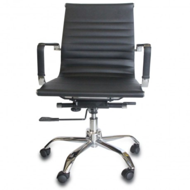 CADEIRA PU HIGH EXEC 1NIVEIS BK