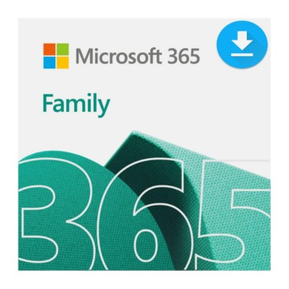 SW MS OFFICE 365 FAMÍLIA 6PC 1 ANO – ESD