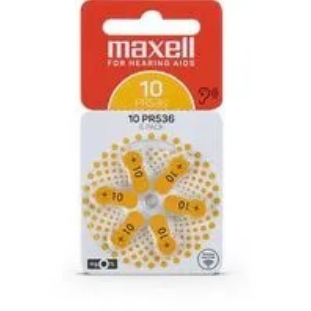PILHA MOEDA MAXELL PR536WA 10 6UN 1,45V