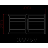 PAINEL SOLAR 10W 2XUSB 5V/2A DOBRÁVEL
