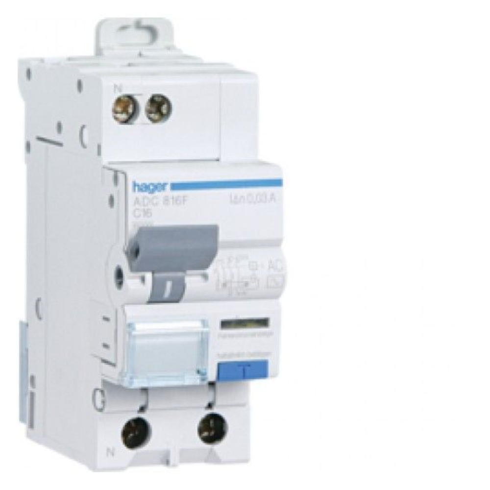 DISJUNTOR HAGER 1P+N 10A C6/10KVA 2M