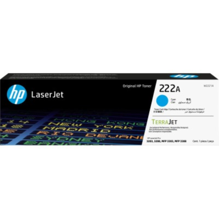 TO HP W2221A 222A CYAN LJ3203/3288/MFP3303/3388 (1,200 PAGS)