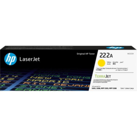 TO HP W2222A 222A AMARELO LJ3203/3288/MFP3303/3388 (1,200 PAGS)