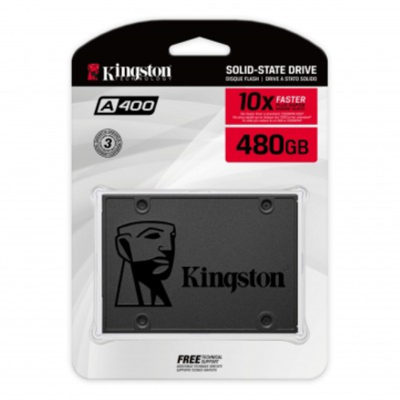HD INT 2.5 480 GB SSD KINGSTON A400 SATA III