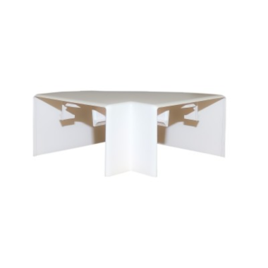 LEG ANGULO PLANO FIXO  85X50MM (TP45)