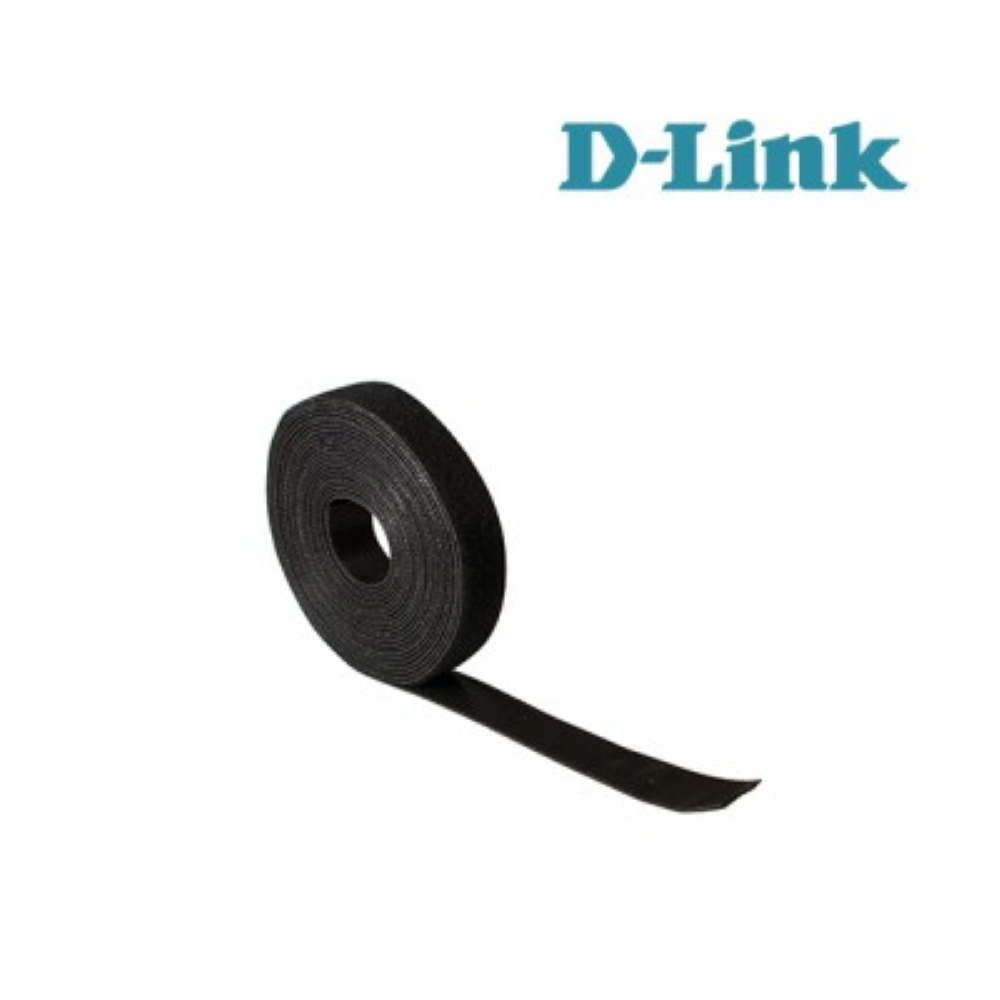 ROLO VELCRO PARA CABOS 25MMX5M DLINK PRETO