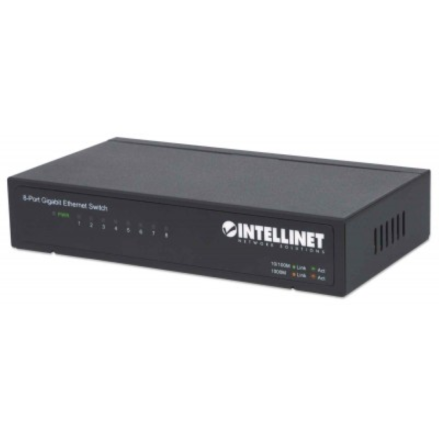 SWITCH 8 INTELLINET (RJ45) GIGABIT DESKTOP