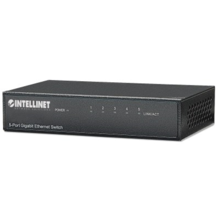 SWITCH 5 INTELLINET GIGABIT DESKTOP METAL