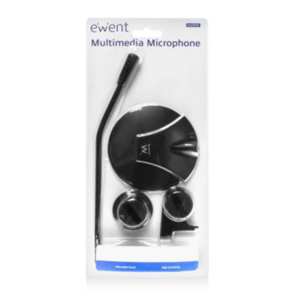MICROFONE EWENT MULTIMEDIA 1,8M PRETO
