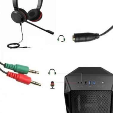 ADAPT AUDIO EWENT 1X3.5MM M PARA 2X3.5MM F
