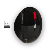 MOUSE NGS ERGONOMICO WIRELESS GLOSSY BLACK EVOERGO