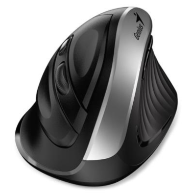 MOUSE GENIUS WIFI SILENT ERGO 8250S PRETO/CINZENTO