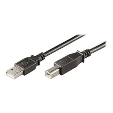 CABO USB-A 5MT (M) PARA USB-B (M) PRETO EWENT