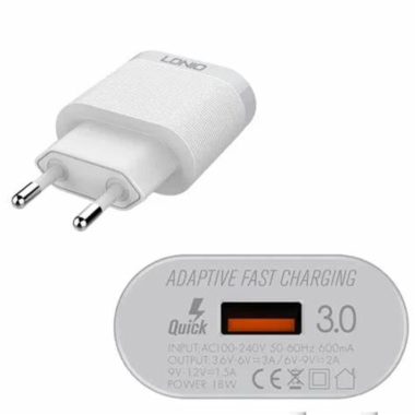 CARREGADOR LDNIO QC3.0 USB MICRO